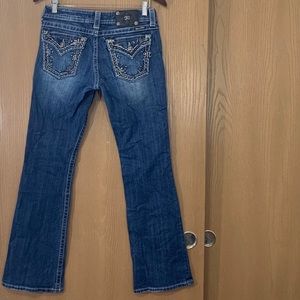 MISS ME Bootcut Jeans JP544385V Boot Flap Pockets